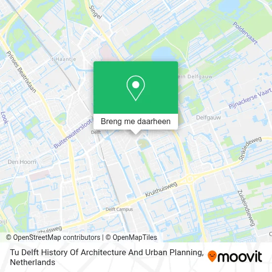 Tu Delft History Of Architecture And Urban Planning kaart