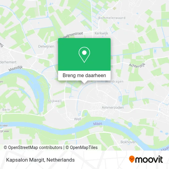 Kapsalon Margit kaart