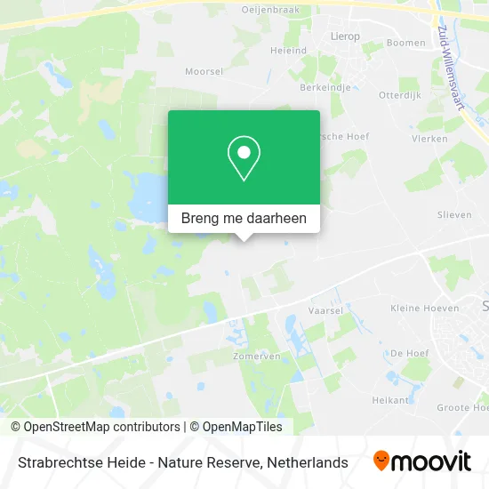 Strabrechtse Heide - Nature Reserve kaart
