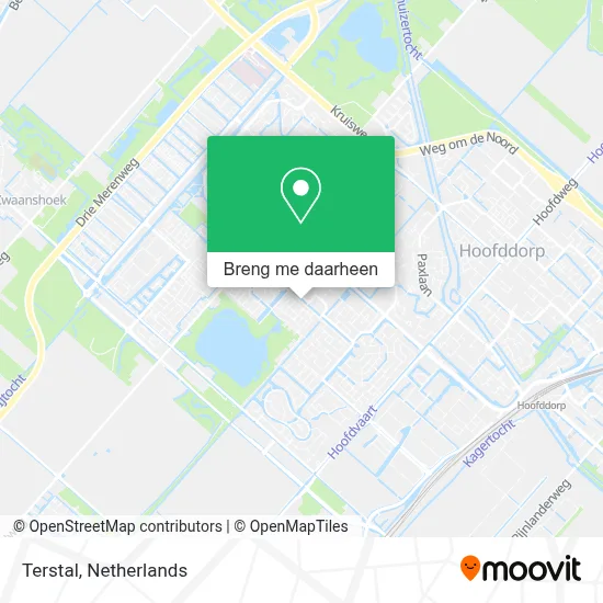 Terstal kaart