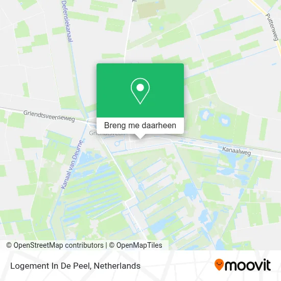 Logement In De Peel kaart