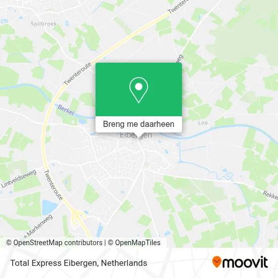 Total Express Eibergen kaart