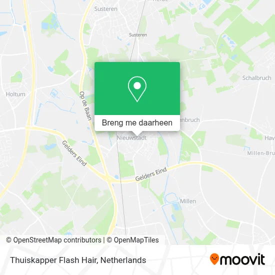 Thuiskapper Flash Hair kaart
