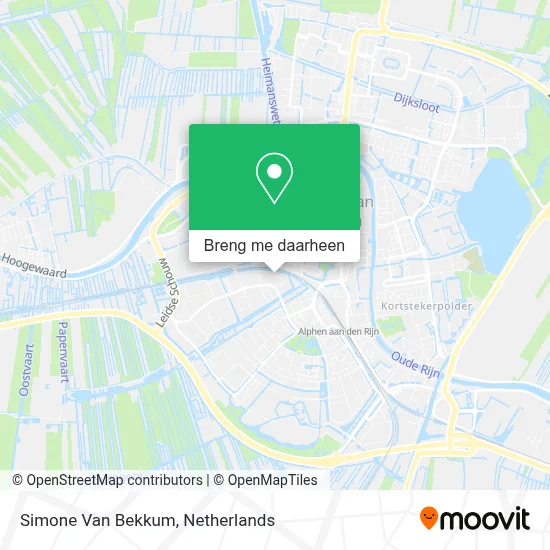 Simone Van Bekkum kaart
