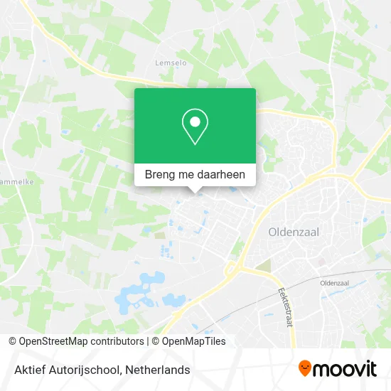 Aktief Autorijschool kaart