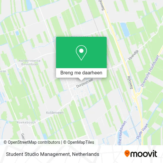 Student Studio Management kaart