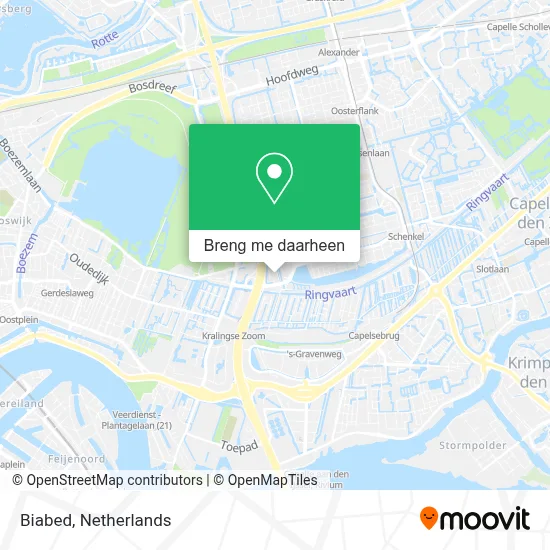 Biabed kaart