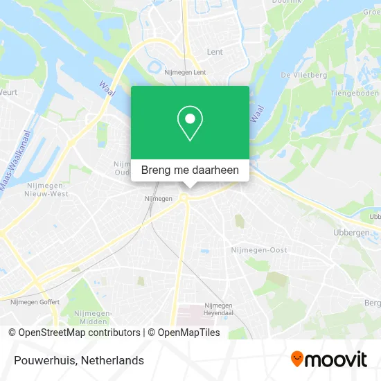 Pouwerhuis kaart