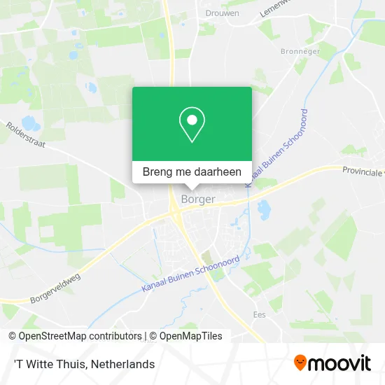 'T Witte Thuis kaart