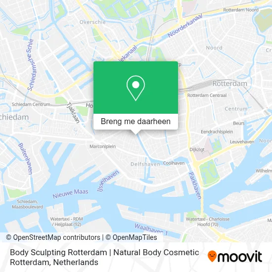 Body Sculpting Rotterdam | Natural Body Cosmetic Rotterdam kaart