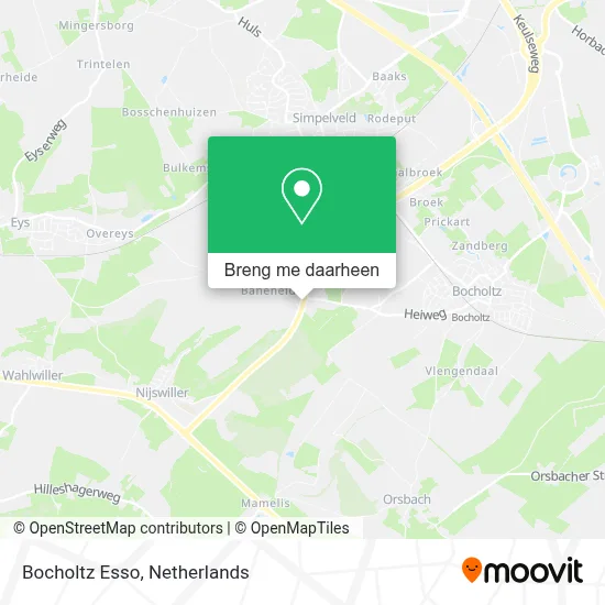 Bocholtz Esso kaart