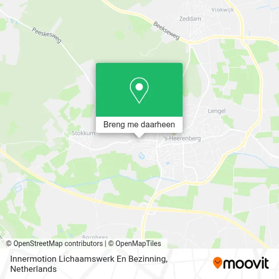 Innermotion Lichaamswerk En Bezinning kaart