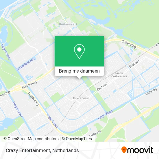 Crazy Entertainment kaart