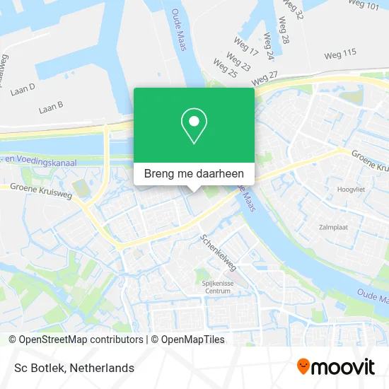 Sc Botlek kaart