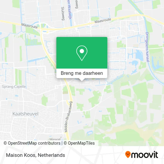 Maison Koos kaart
