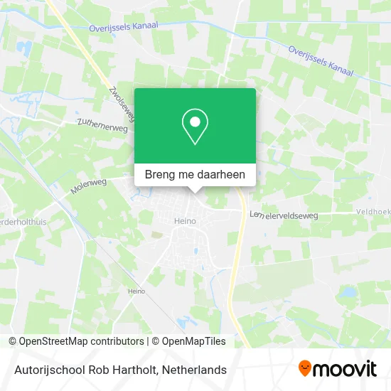 Autorijschool Rob Hartholt kaart