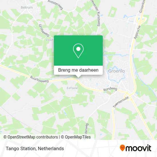 Tango Station kaart