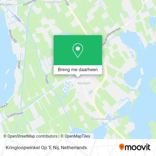 Kringloopwinkel Op 'E Nij kaart