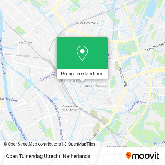 Open Tuinendag Utrecht kaart