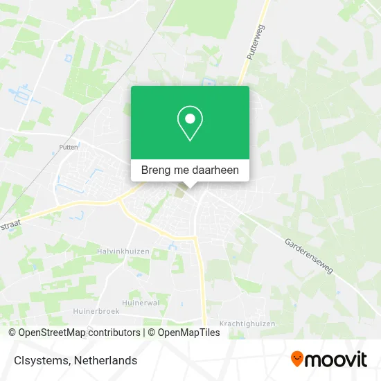 Clsystems kaart
