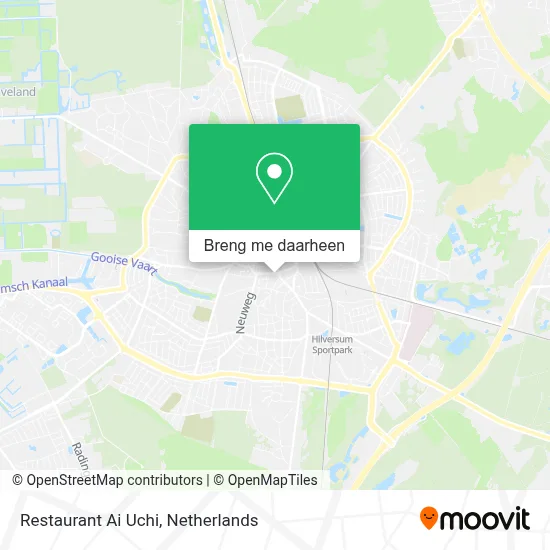 Restaurant Ai Uchi kaart