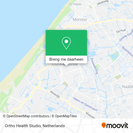 Ortho Health Studio kaart