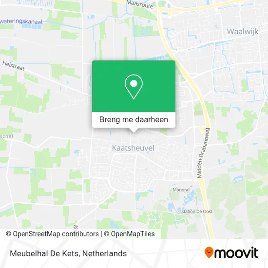 Meubelhal De Kets kaart
