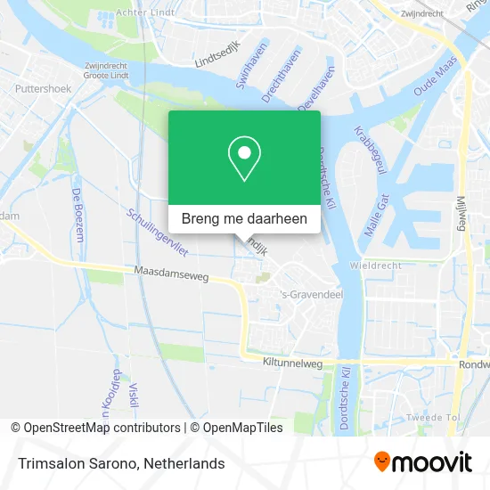 Trimsalon Sarono kaart