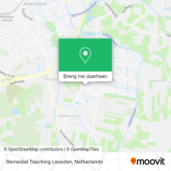 Remedial Teaching Leusden kaart