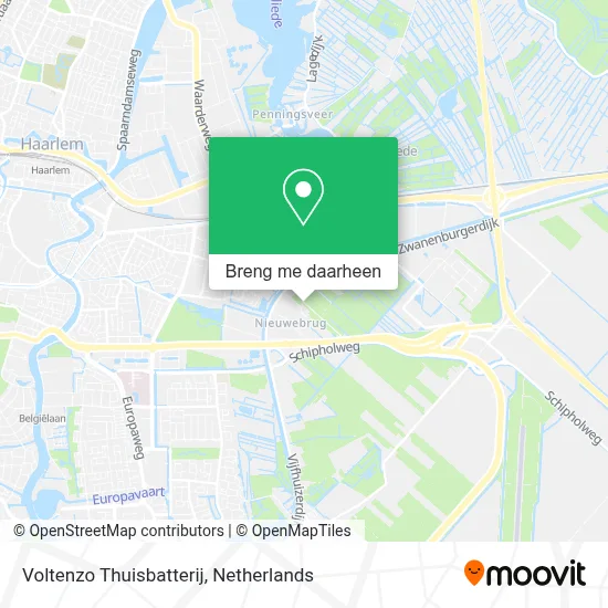 Voltenzo Thuisbatterij kaart