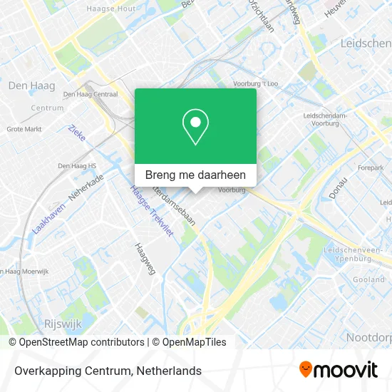 Overkapping Centrum kaart