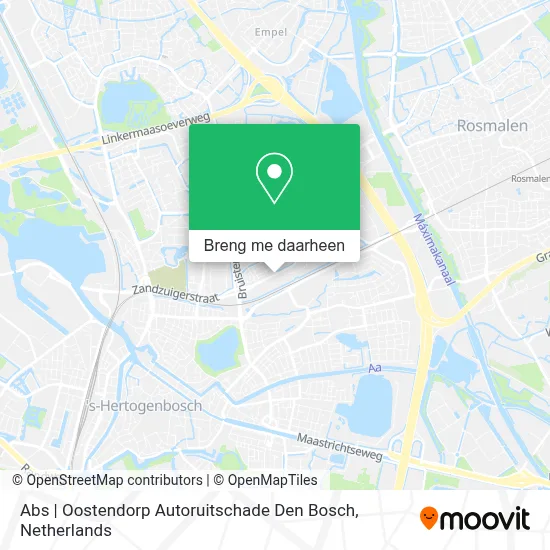 Abs | Oostendorp Autoruitschade Den Bosch kaart