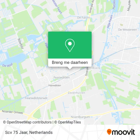 Scv 75 Jaar kaart