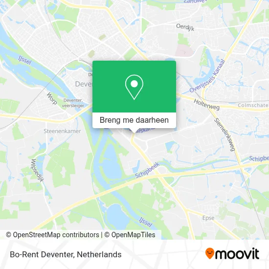 Bo-Rent Deventer kaart