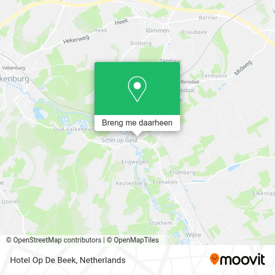 Hotel Op De Beek kaart