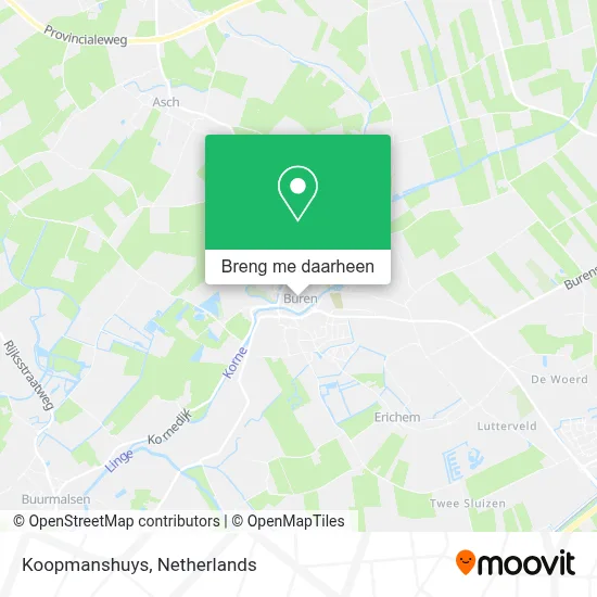 Koopmanshuys kaart