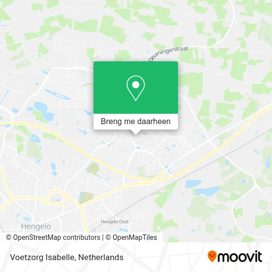 Voetzorg Isabelle kaart