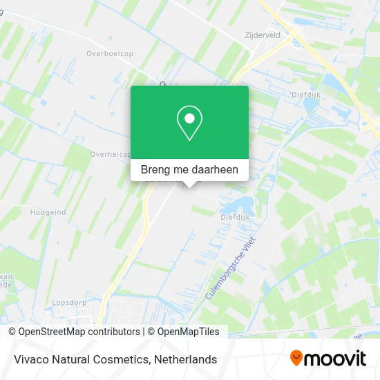 Vivaco Natural Cosmetics kaart
