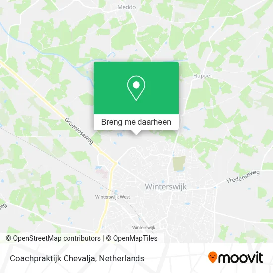 Coachpraktijk Chevalja kaart