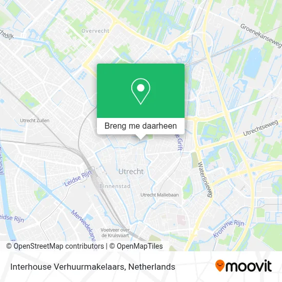 Interhouse Verhuurmakelaars kaart