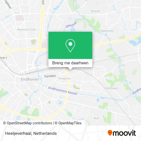 Heeljeverhaal kaart