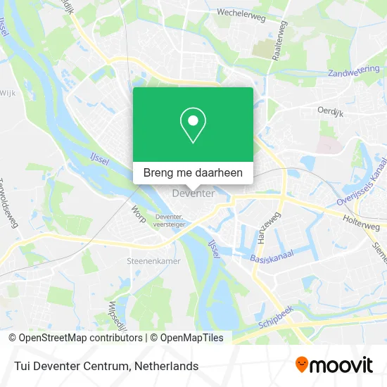 Tui Deventer Centrum kaart