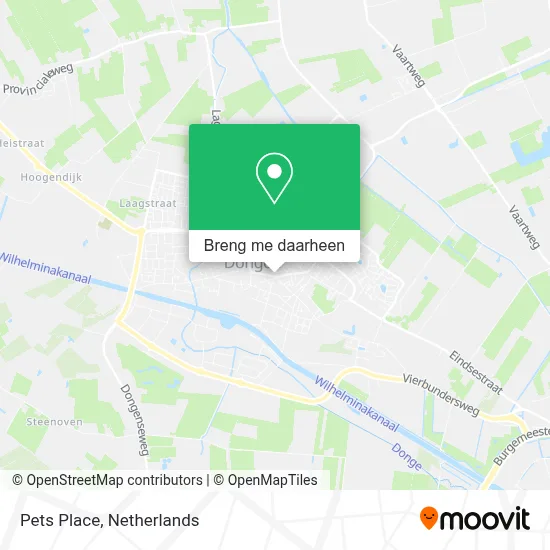 Pets Place kaart