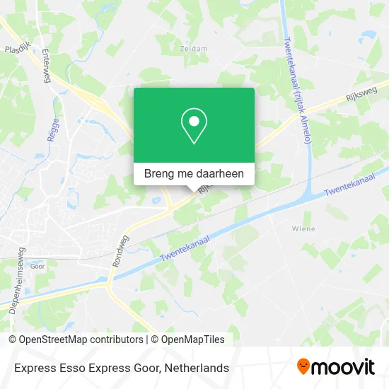 Express Esso Express Goor kaart