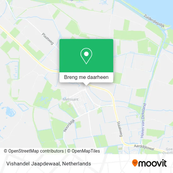 Vishandel Jaapdewaal kaart