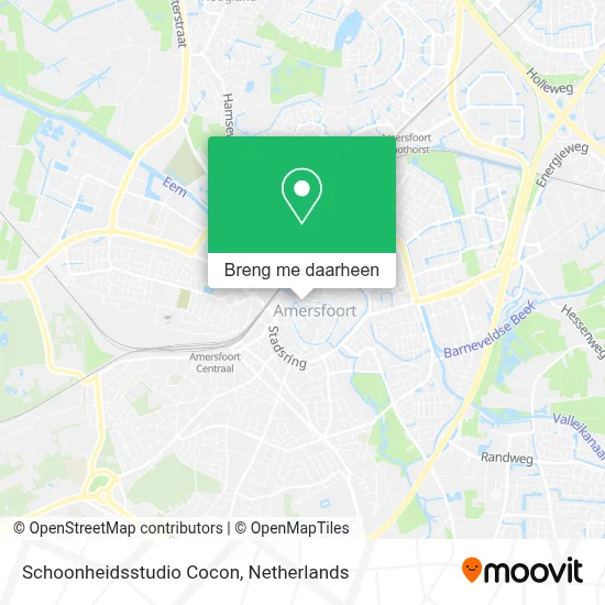 Schoonheidsstudio Cocon kaart