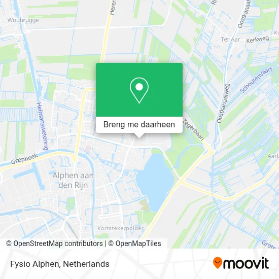 Fysio Alphen kaart