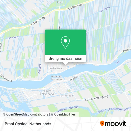 Braal Opslag kaart