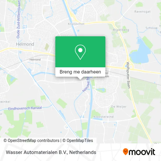 Wasser Automaterialen B.V. kaart