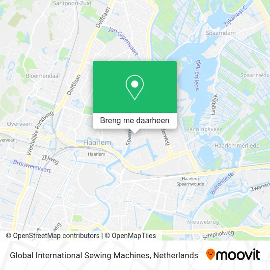 Global International Sewing Machines kaart
